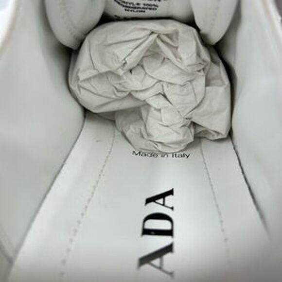 Women's Prada double wheel chunky low top sneakers size 40 made in Italy - Picture 3 of 12